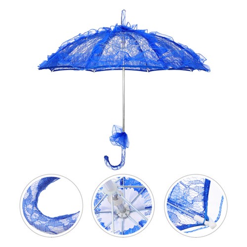 Blue lace umbrella for - umbrella,