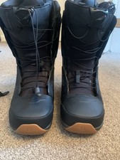 Salomon Men's Dialogue Snowboard Boots Uk10 Black With Box And Tags