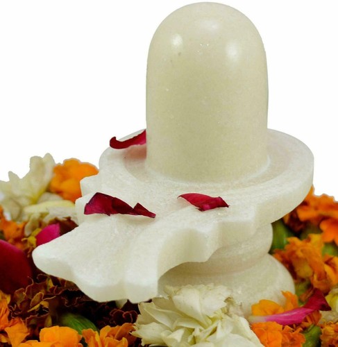 White snow shivling - snow,