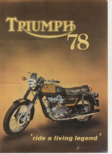Triumph 750 bonneville - triumph, 78