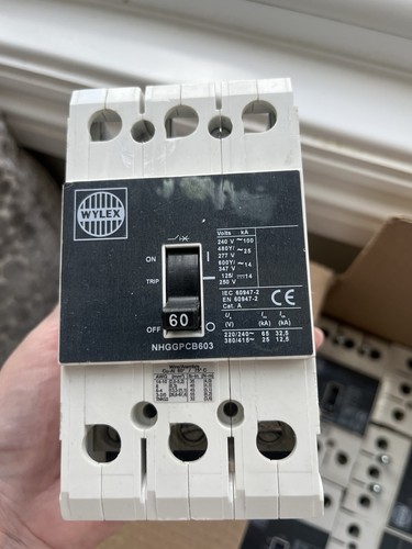 Wylex nhggpcb603 25ka mccb - wylex,