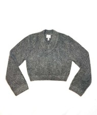 H&M Grey Wool Mohair Blend