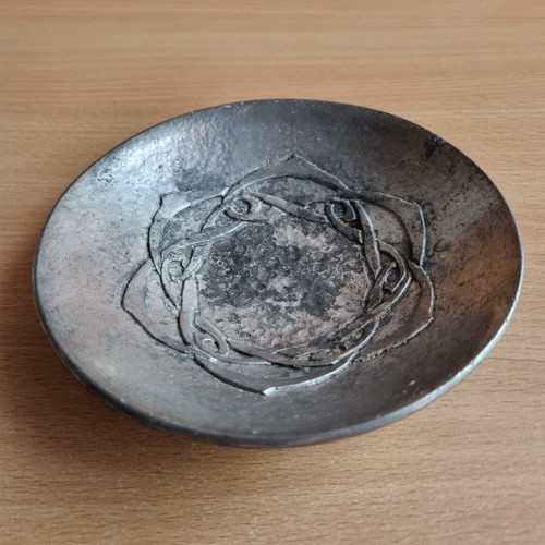 Old antique pewter bowl 384g - pewter,