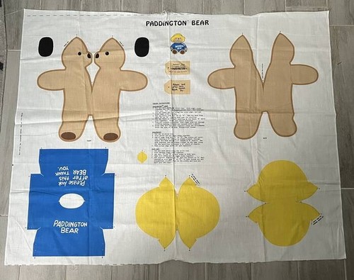 Vintage cut sew fabric panel - vintage,