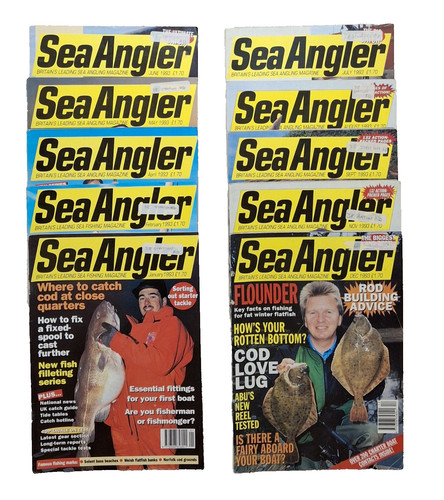 Sea angler magazine - magazine, ten(10)