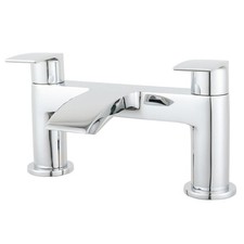 Bathroom Bath Taps Twin Filler