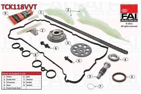 Fai timing chain kit - chain, for