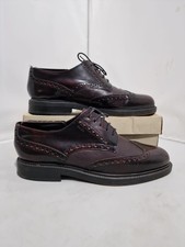 Pierre Cardin Size 10 Men Casual Brogue Formal Dress Shoes Ox Blood US 11 EUR 44