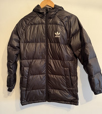 Boys Adidas Black Puffer Jacket (UK 13-14yrs)