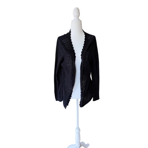 Frye black cotton pointelle - frye,