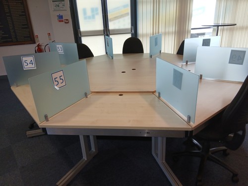 Seater table office bench - 8,