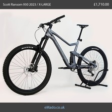 Scott Ransom 930 2023 Full Suspension Bike / X-LARGE / RRP: £3,399 / Excellent 