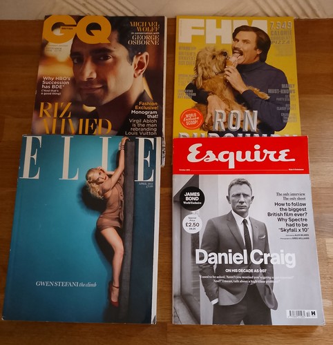 Magazines x4 glossy - -,