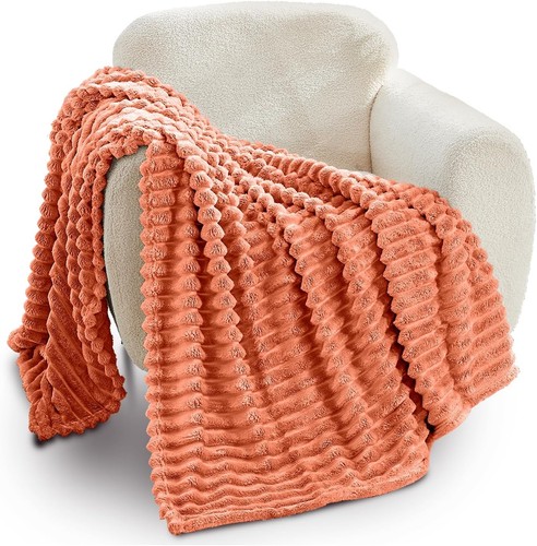 Ribbed throws fluffy - throws,