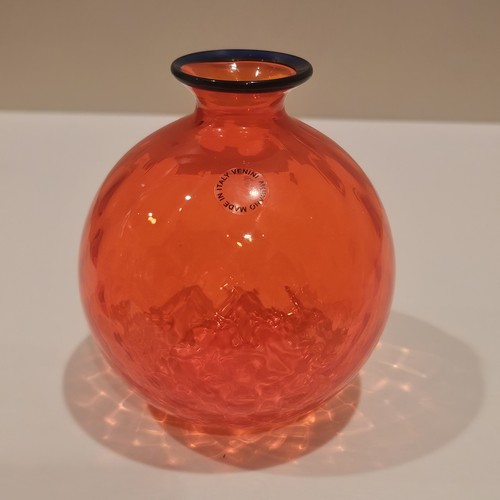 Small orange venini monofiori - small,