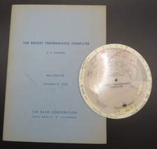 Vtg RAND Corp Rocket