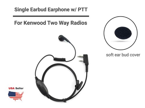 Wire earbud ptt headset for - 1-wire,