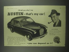 1953 Austin A30 Seven Car Ad - ll tell you why I say Austin - that's my car