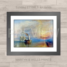 JMW Turner framed print