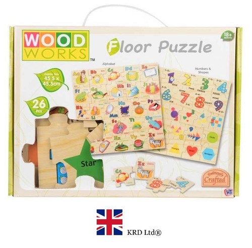 Wooden floor puzzle for kids - puzzle,