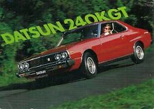 Datsun Skyline 240K GT Coupe 1979 UK Market Postcard Format Brochure Nissan FAIR