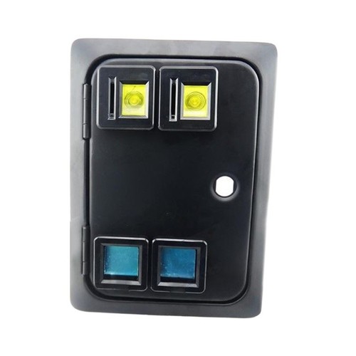 Double coin entry mechanism - double,