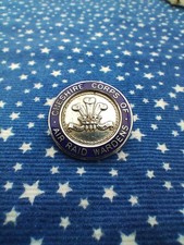 Rare VTG WWII Cheshire Corps of Air Raid Wardens Enamel Badge (A356)