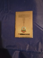 Vintage metal Drivers license holder featuring a badge of Sanddown