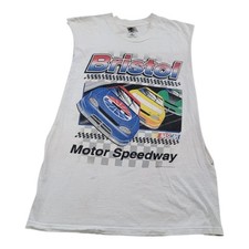 Bristol Motor Speedway Tank T-Shirt Mens Large Racing Indy