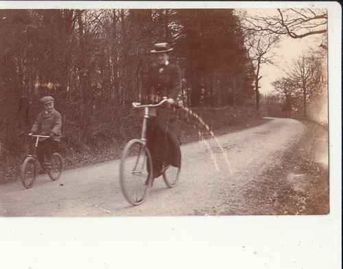 Antique photograph lady and - photograph,