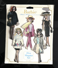 Barbie Doll fridge magnet set.