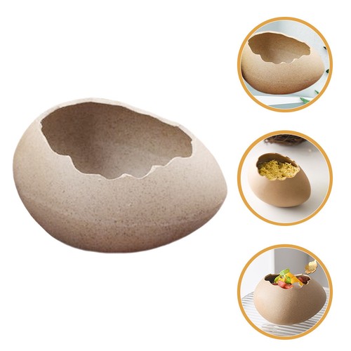 Eggshell shaped dessert bowl - shaped,