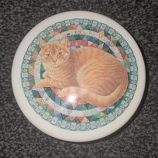 Cloverleaf Ivory Cats Coaster