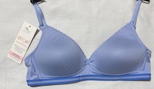 M&S Angel Girls BODY SOFT NON WIRED FIRST Bra In PALE BLUE Size 32AA