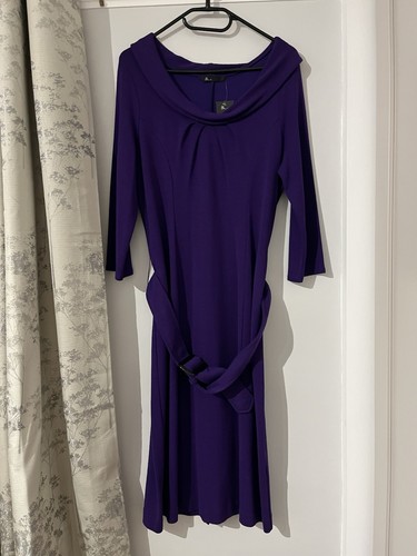 Ladies dress purple bhs - dress,
