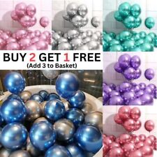 5" 10" 100 CHROME BALLOONS