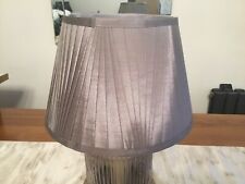 Lampshade Taupe Faux Silk 12