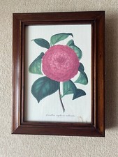 Rare, Retro, Italian, Artisan, Legno Holz Wood Bois, Camellia Key Cabinet