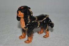 Decorative metal King Charles Spaniel trinket box/ ornament.