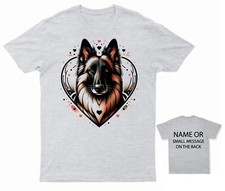Belgian Shepherd Heart Tee – Dog Lover T-Shirt – Canine Companion Apparel