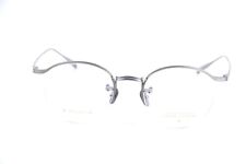 360€ Custom Gray Titanium Round Eyeglasses Frame Frank FT7154 Optical Frame