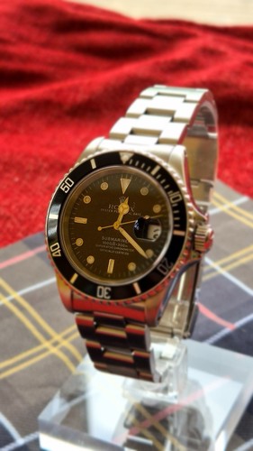 Rolex submariner black 16610 - rolex,
