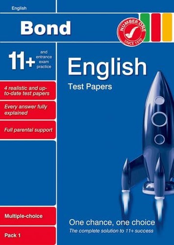 Bond test papers - bond, english