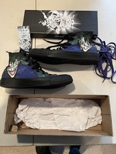 Converse Chuck Taylor All Star High Top BATMAN DC The JOKER Shoes Size 7.5