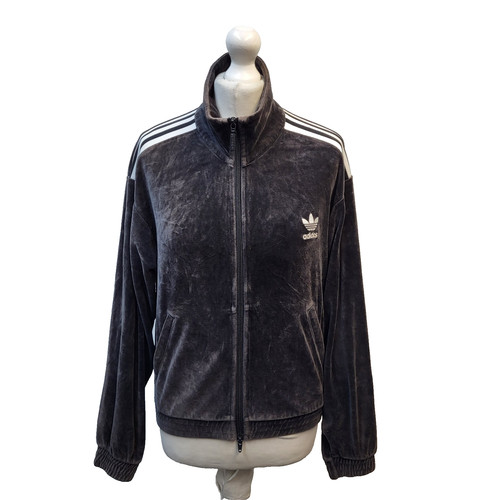 Adidas grey velour sports - grey,
