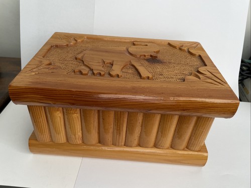 Puzzle box wooden - box, turkish