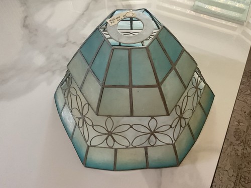Vintage capiz shell light art - light,