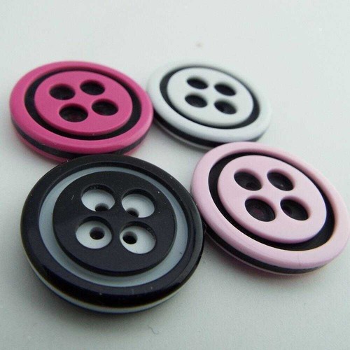 22mm buttons retro design - 22mm,