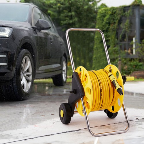 Garden hose reel trolley - reel,