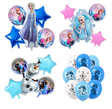 Disney frozen Elsa Anna foil balloons kid birthday party balloons decorations